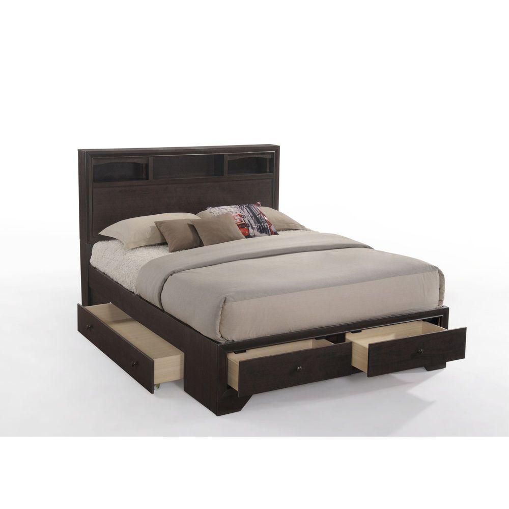 ACME - Madison II - Bed w/Storage - 5th Avenue Furniture