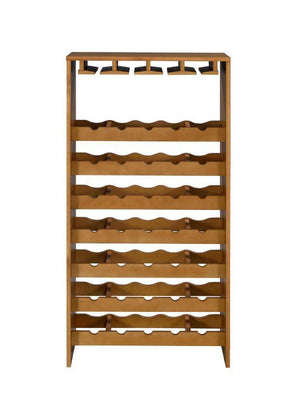 ACME - Hanzi - Wine Cabinet - Oak Finish - 5th Avenue Furniture