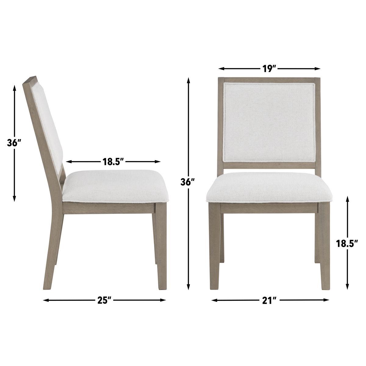 Steve Silver Furniture - Lily - Side Chair (Set of 2) - Gray - 5th Avenue Furniture