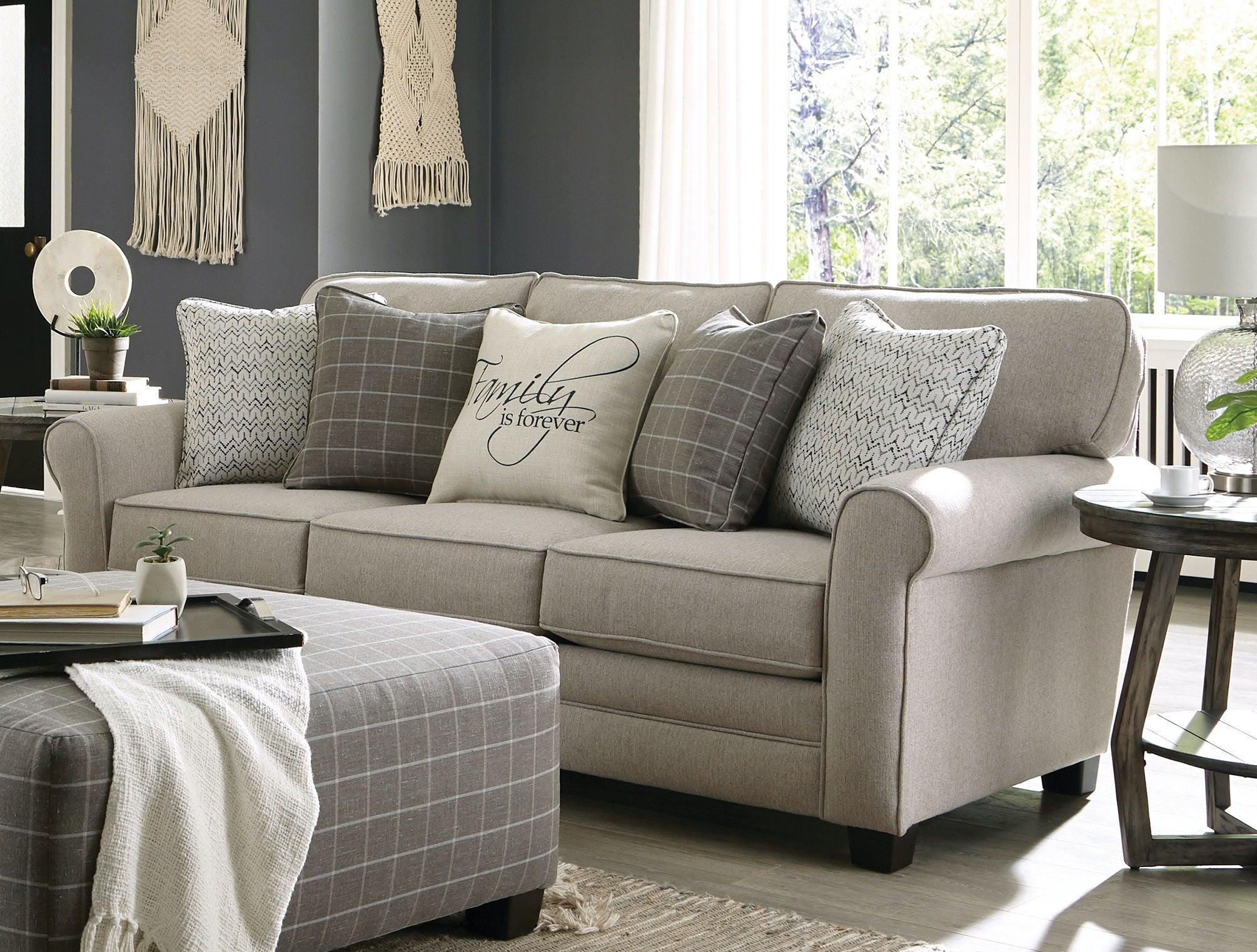 Jackson - Lewiston - Sofa - Cement - 5th Avenue Furniture