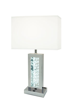 Crown Mark - Monica - Table Lamp - Pearl Silver - 5th Avenue Furniture