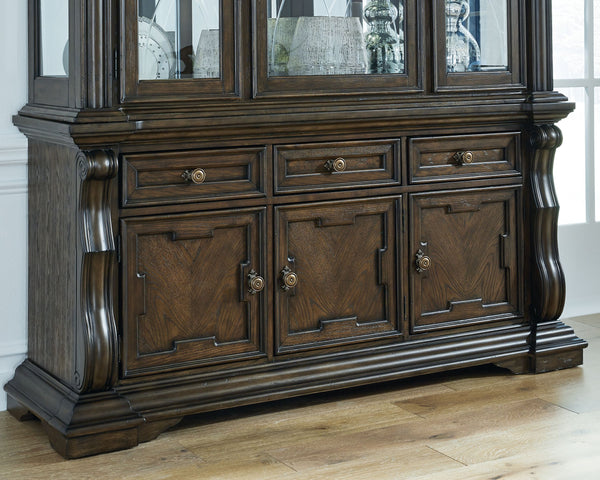 Maylee - Dark Brown - Dining Room Buffet - 5th Avenue Furniture