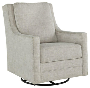 Signature Design by Ashley® - Kambria - Fog - Swivel Glider Accent Chair - 5th Avenue Furniture