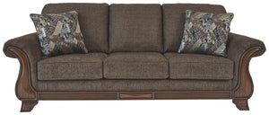 Ashley Furniture - Miltonwood - Teak - Sofa - 5th Avenue Furniture