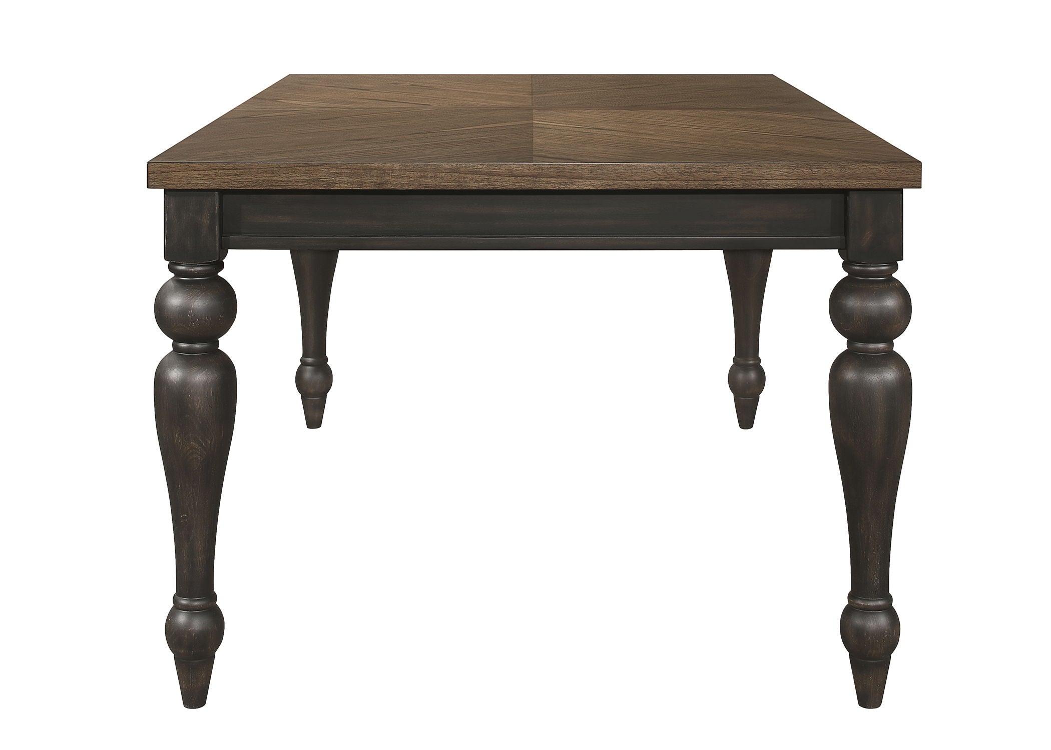 Crown Mark - Hilara - Dining Table (18 Leaf) - Brown - 5th Avenue Furniture