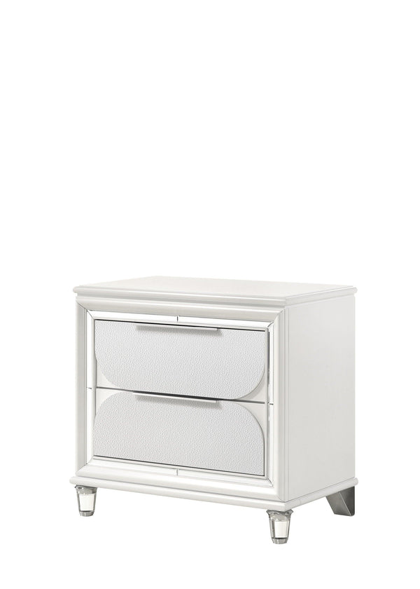Crown Mark - Eden - Nightstand - White - 5th Avenue Furniture