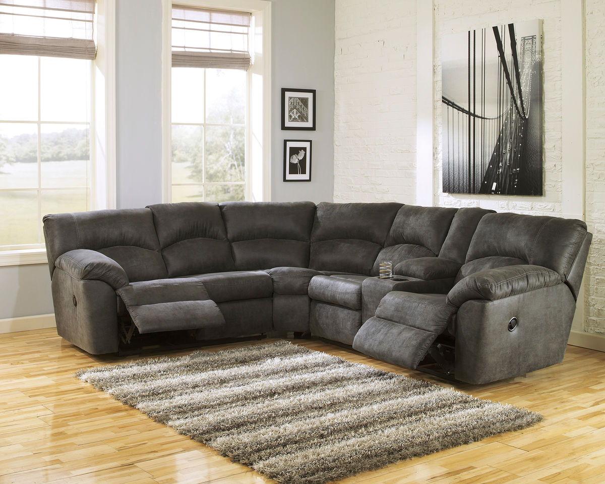Signature Design by Ashley® - Tambo - Reclining Sectional - 5th Avenue Furniture