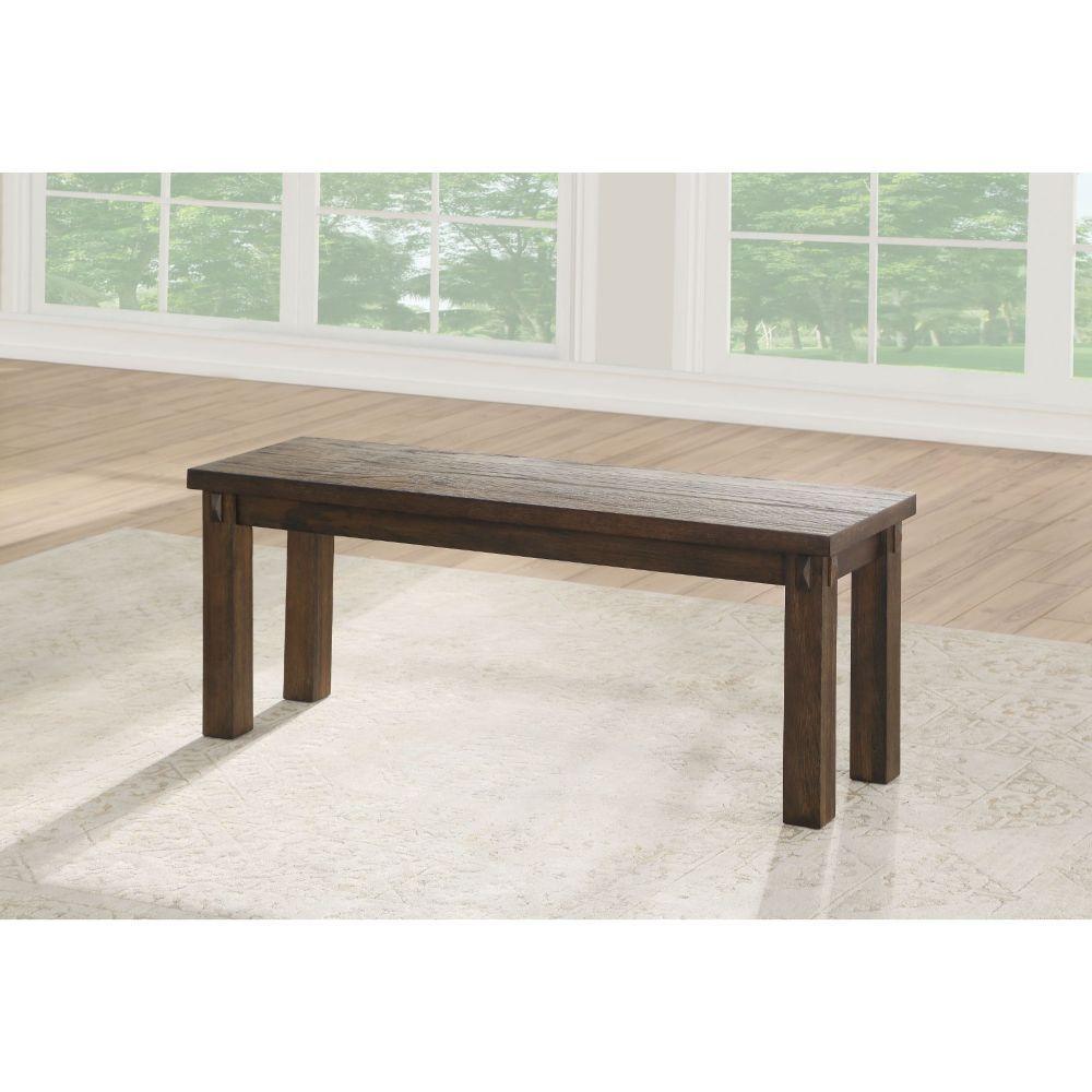 ACME - Nabirye - Bench - Dark Oak - 5th Avenue Furniture