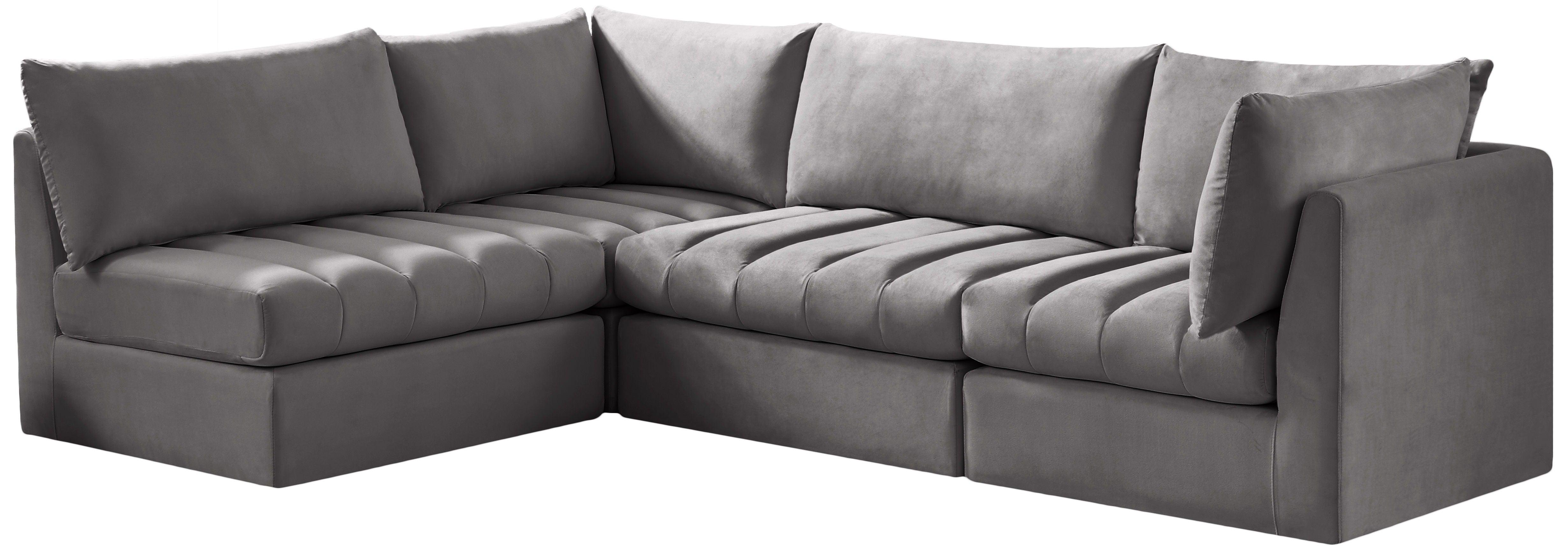 Meridian Furniture - Jacob - 4 Pc. Modular Sectional - 5th Avenue Furniture