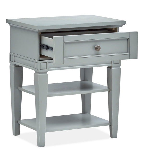 Magnussen Furniture - Glenbrook - Open Nightstand - Pebble - 5th Avenue Furniture