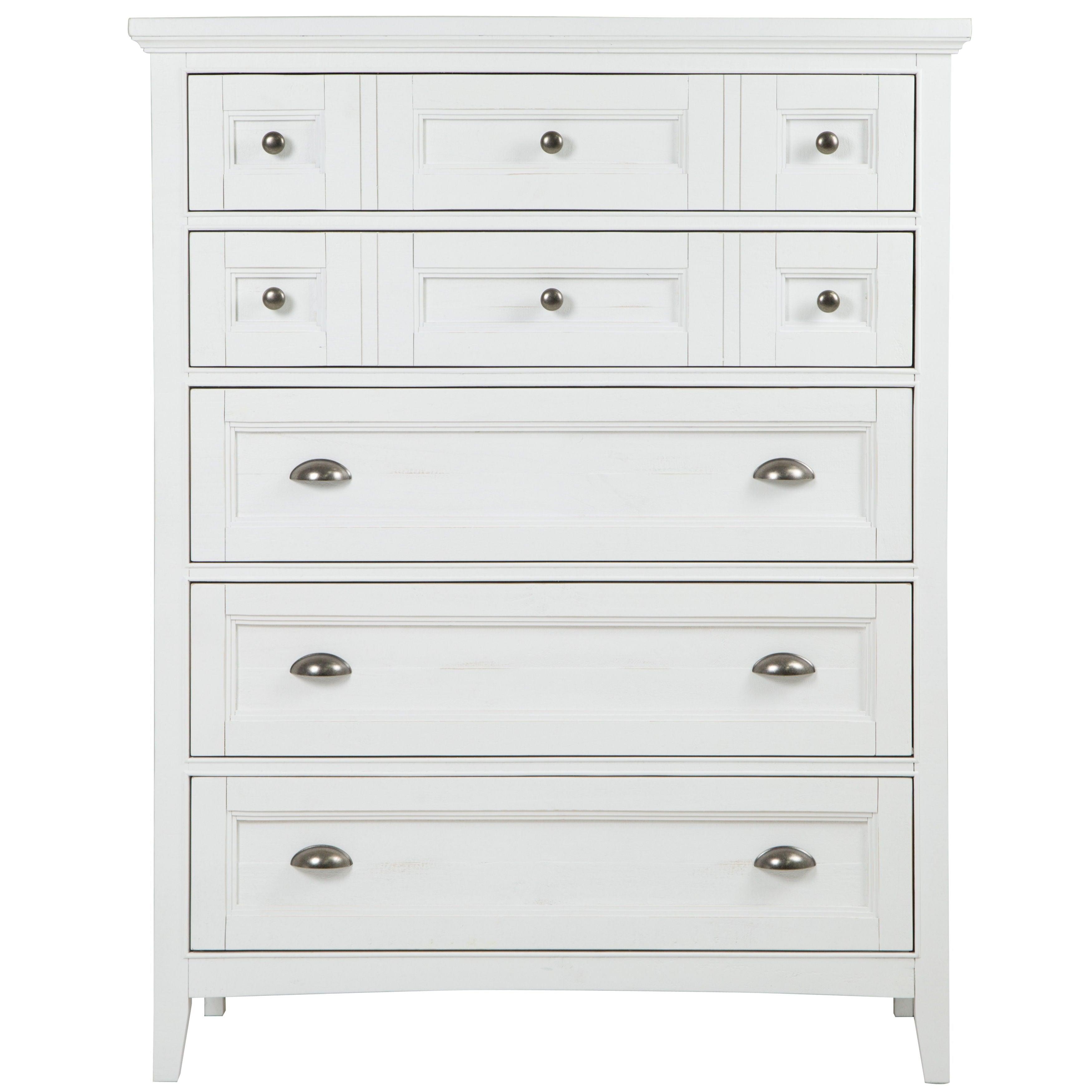 Magnussen Furniture - Heron Cove - Drawer Chest - Chalk White - 5th Avenue Furniture