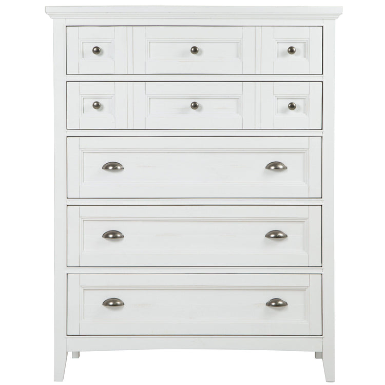 Magnussen Furniture - Heron Cove - Drawer Chest - Chalk White - 5th Avenue Furniture