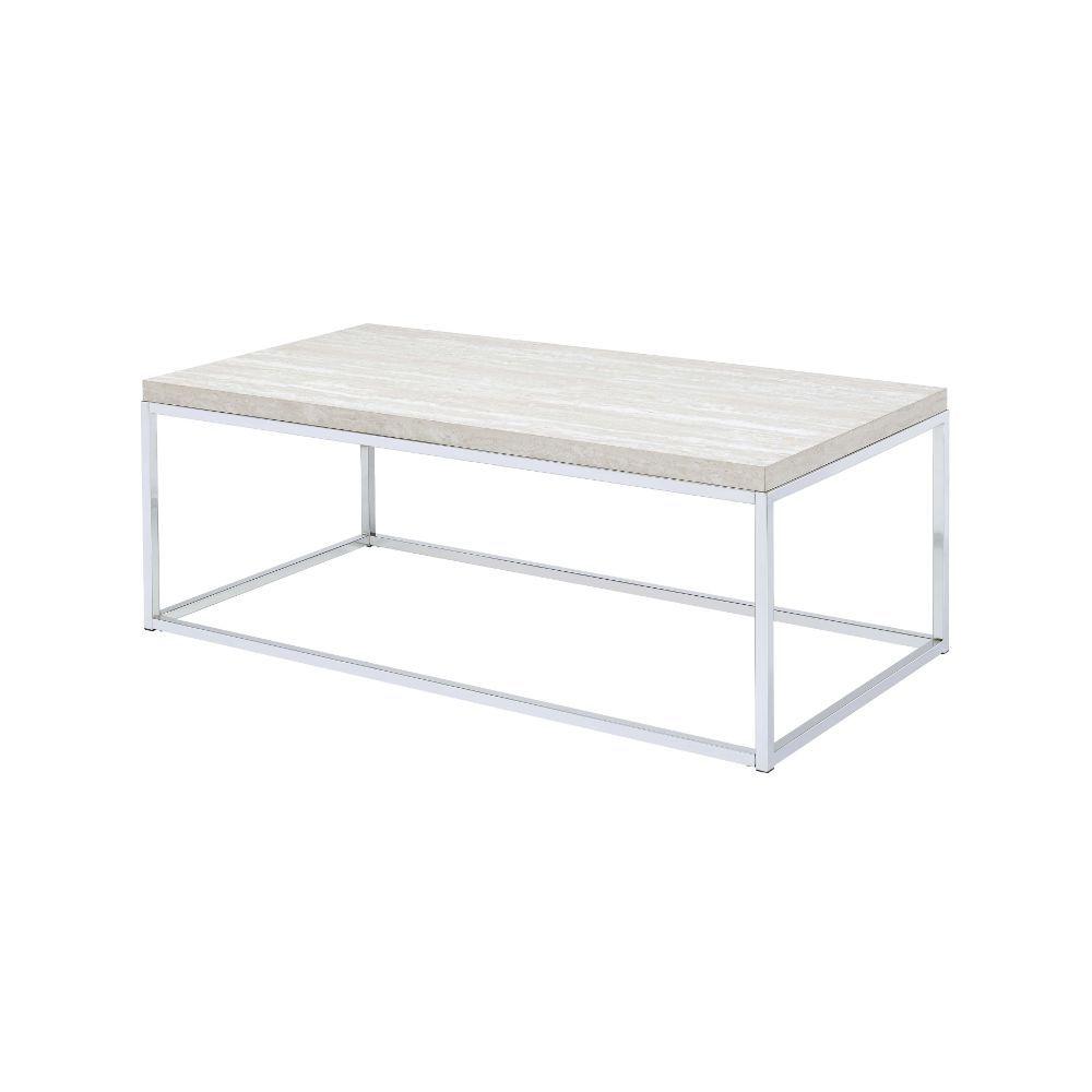 ACME - Snyder - Coffee Table - Chrome - 5th Avenue Furniture