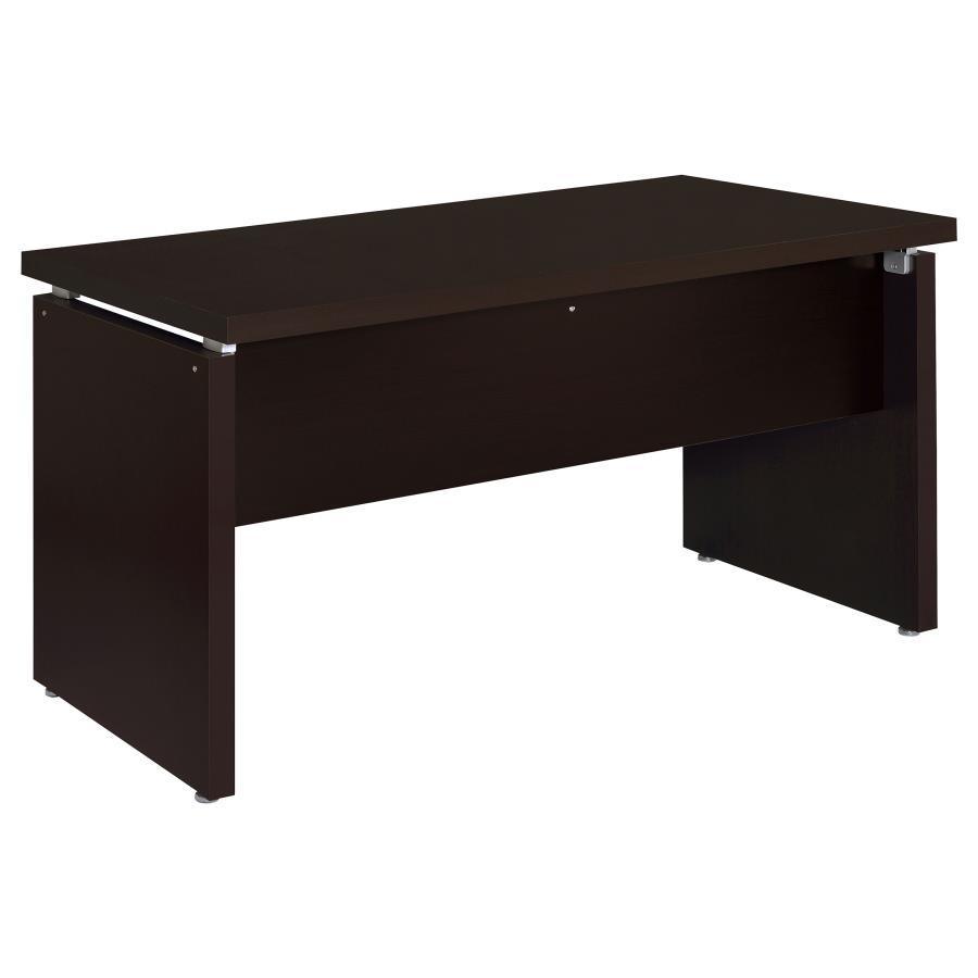 Coaster Fine Furniture - Skylar - Engineered Wood L-Shape Computer Desk - Cappuccino - 5th Avenue Furniture