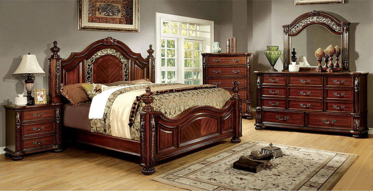 Furniture of America - Arthur - Media Chest - Brown Cherry - 5th Avenue Furniture