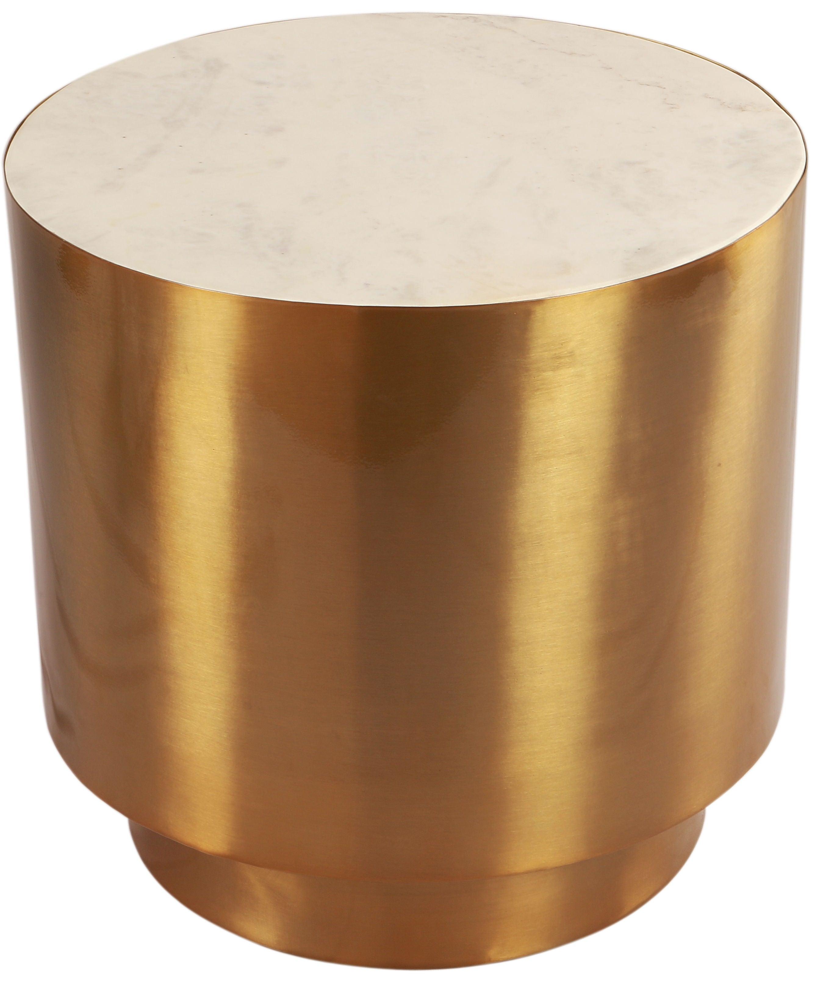 Meridian Furniture - Presley - End Table - Gold - Metal - 5th Avenue Furniture