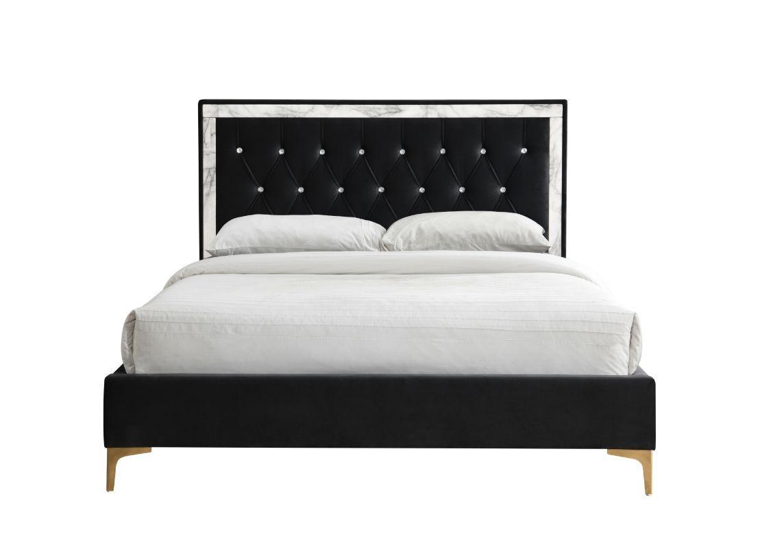 ACME - Rowan - Upholstered Bed - 5th Avenue Furniture