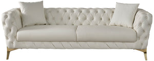 Aurora - Sofa - Cream - 5th Avenue Furniture