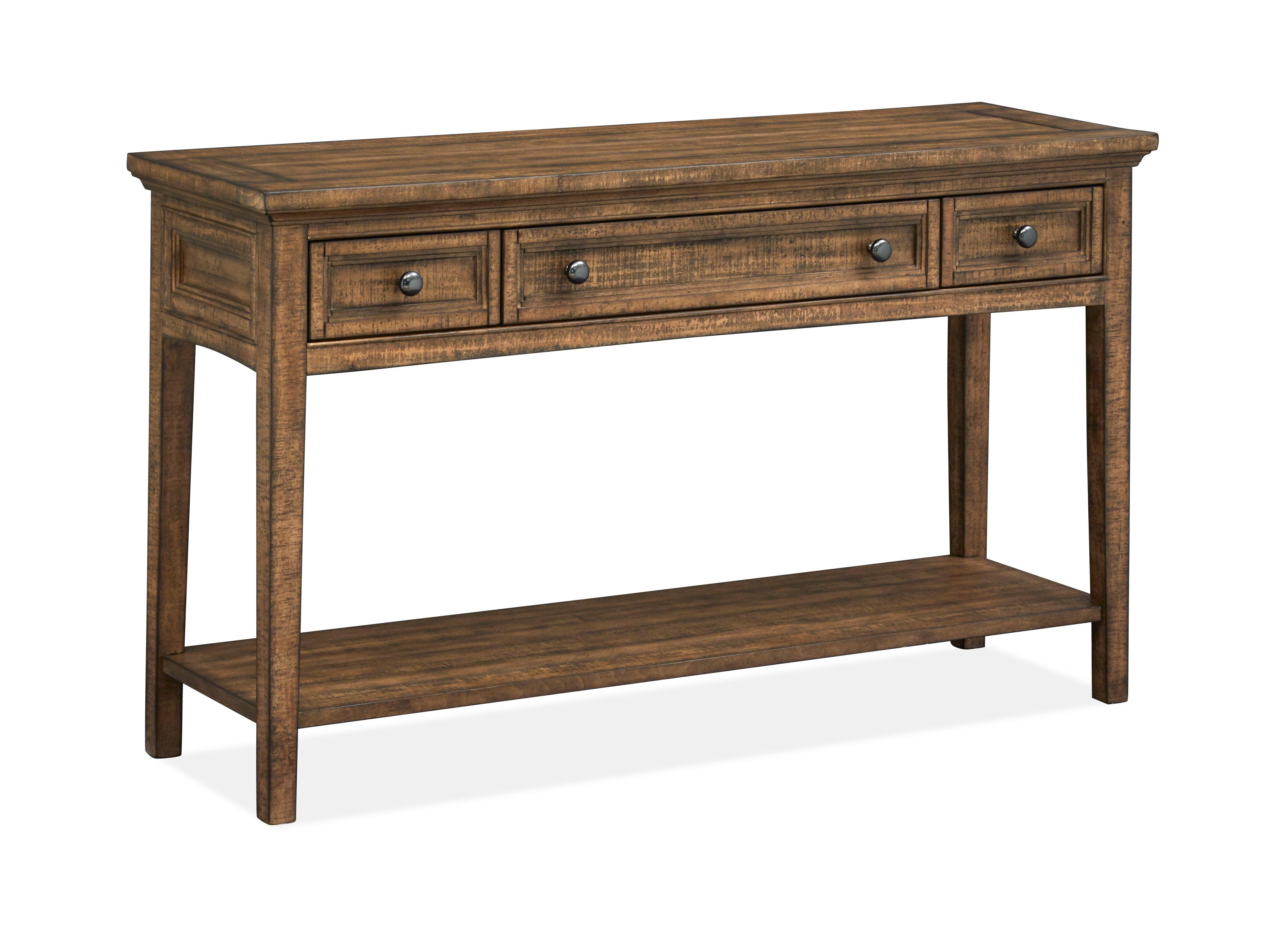 Magnussen Furniture - Bay Creek - Rectangular Sofa Table - Toasted Nutmeg - 5th Avenue Furniture