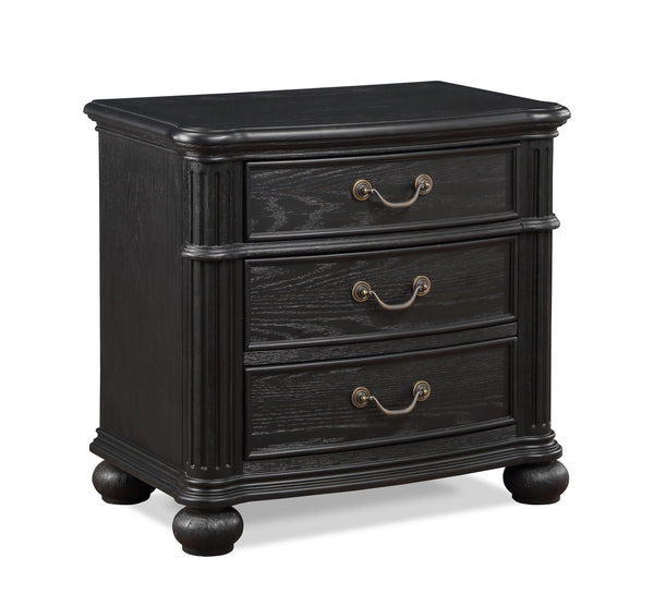 Crown Mark - Kingsbury - Nightstand - Black - 5th Avenue Furniture