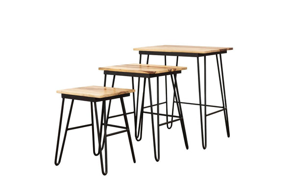 Steve Silver Furniture - Tristan - Nesting Tables - Light Brown - 5th Avenue Furniture