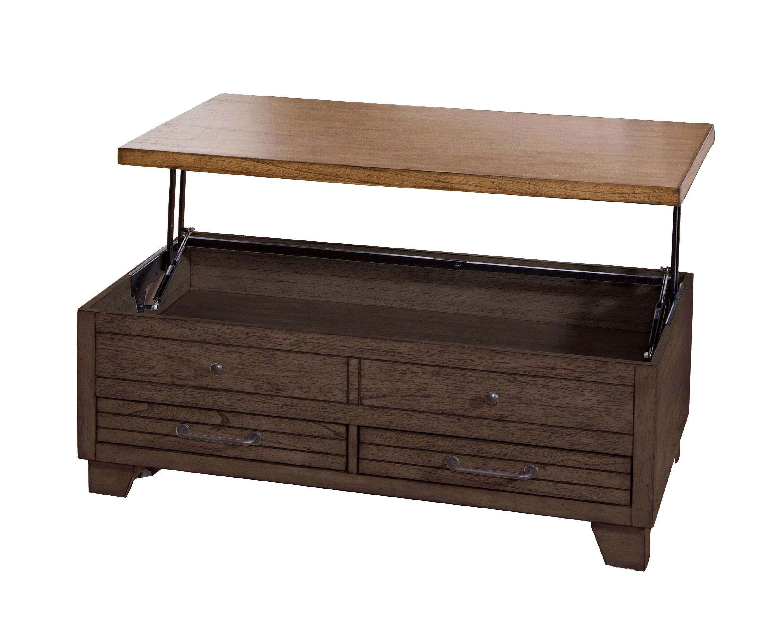 Steve Silver Furniture - Bear Creek - Lift Top Table - Brown - 5th Avenue Furniture