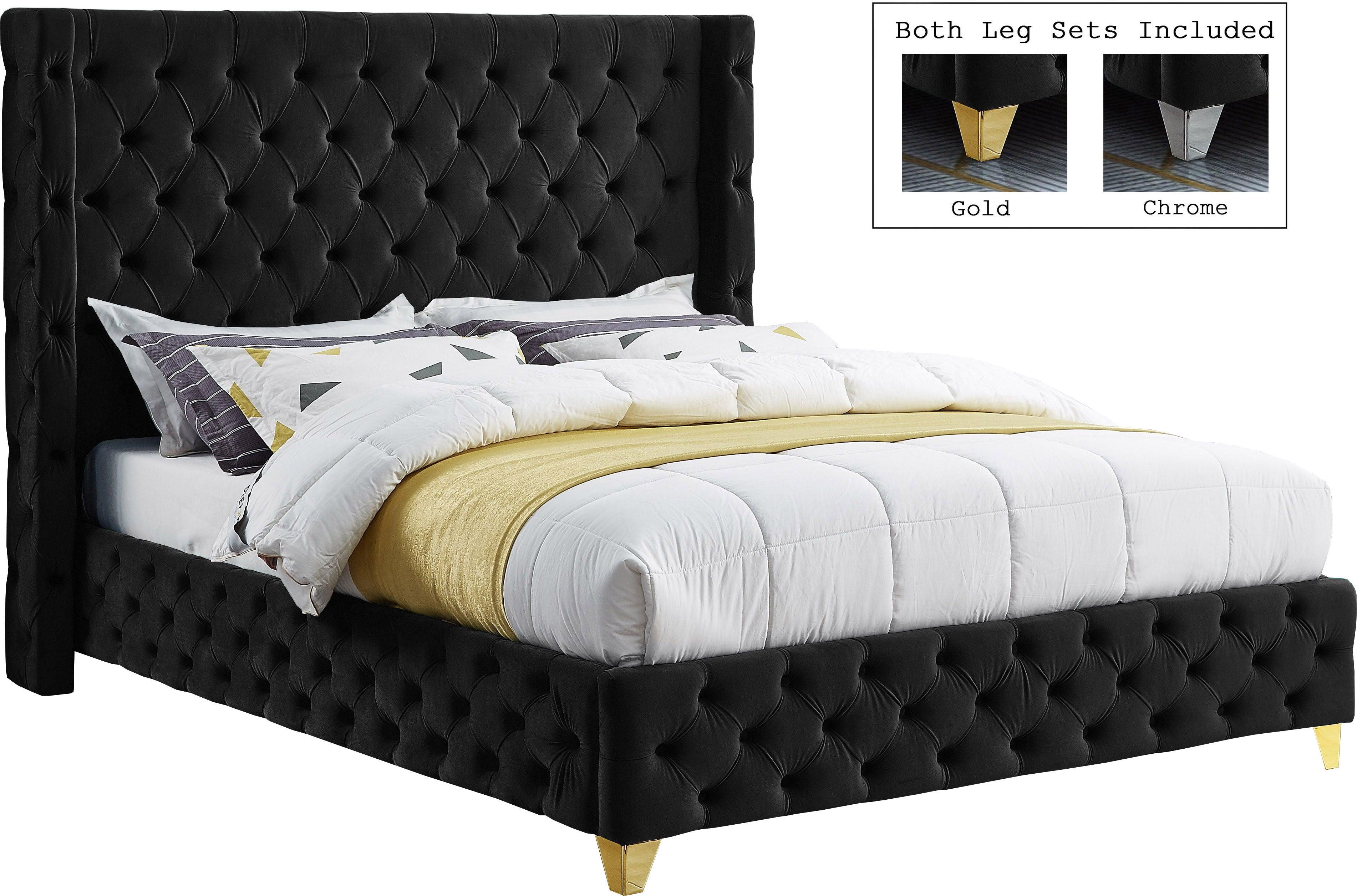 Meridian Furniture - Savan - Bed - 5th Avenue Furniture