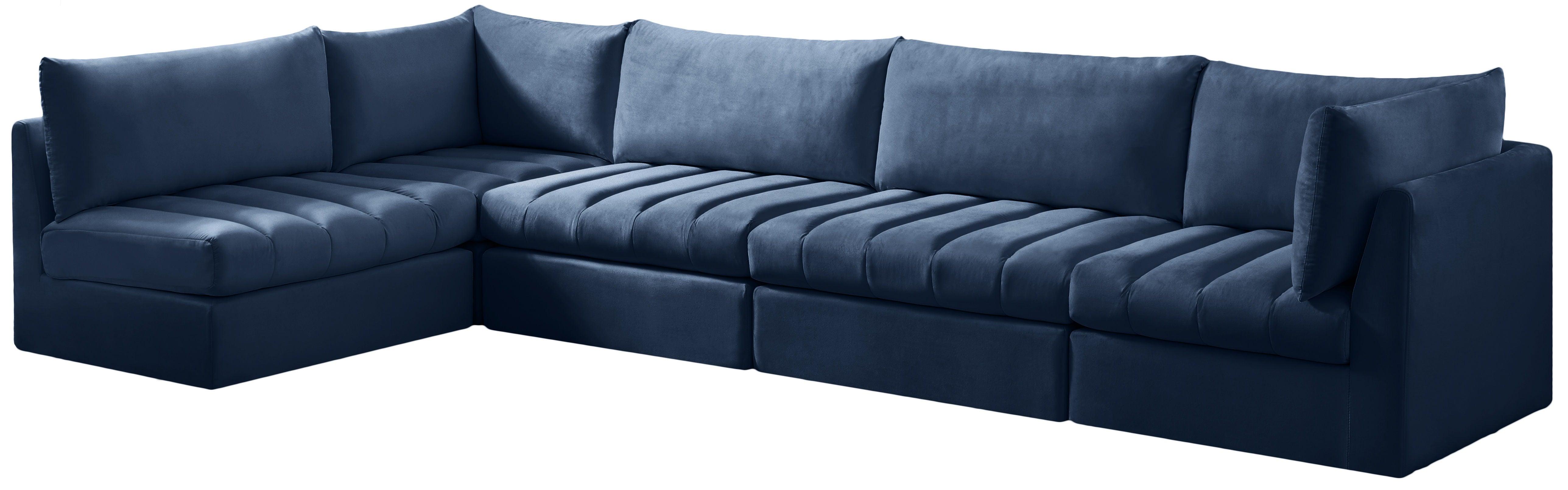 Meridian Furniture - Jacob - 5 Pc. Modular Sectional - 5th Avenue Furniture