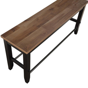 Steve Silver Furniture - Bermuda - Counter Bench - Black - 5th Avenue Furniture