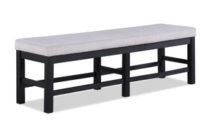 Crown Mark - Pelham - Bench - Charcoal & Gray - 5th Avenue Furniture