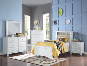 ACME - Mallowsea - Twin Bed - White - 5th Avenue Furniture