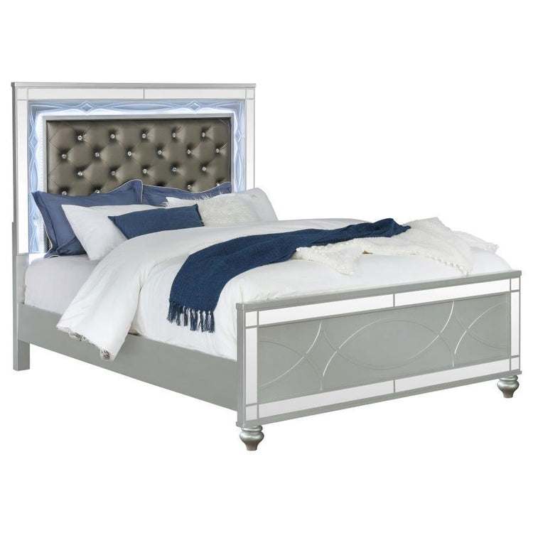 CoasterEssence - Gunnison - Panel Bed with LED Lighting - 5th Avenue Furniture