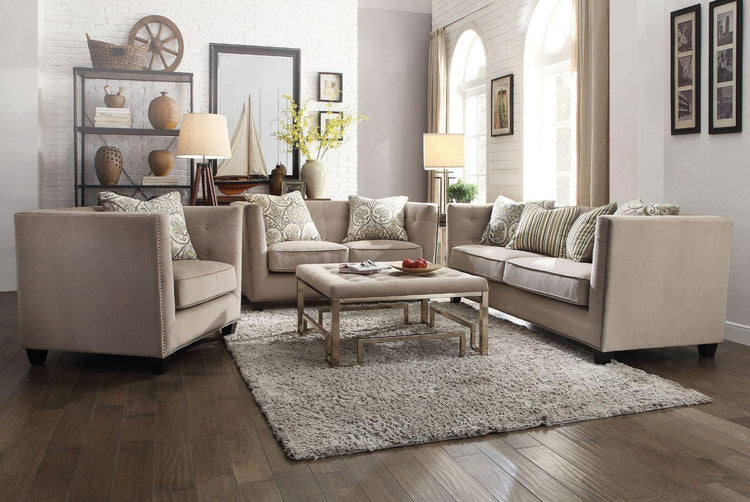 ACME - Juliana - Sofa - Beige Fabric - 5th Avenue Furniture