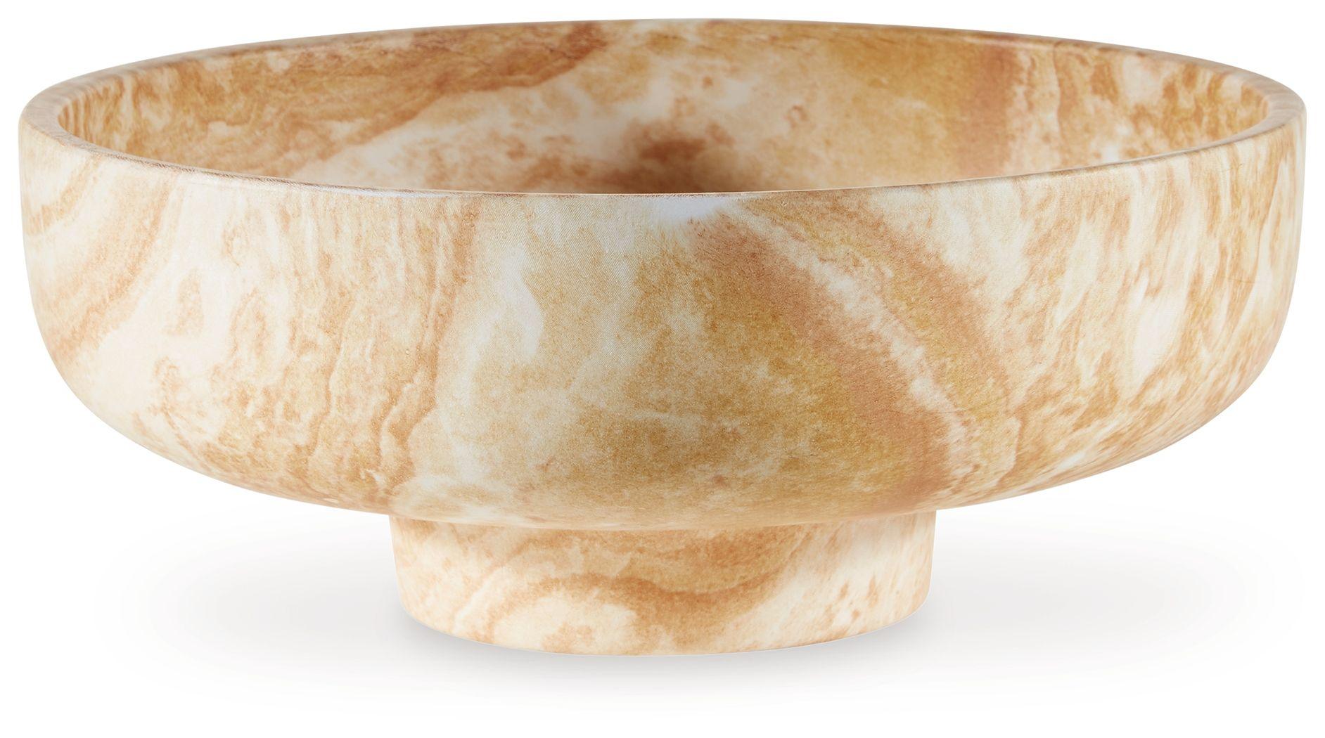 Signature Design by Ashley® - Cammen - Tan / White - Bowl - 5th Avenue Furniture