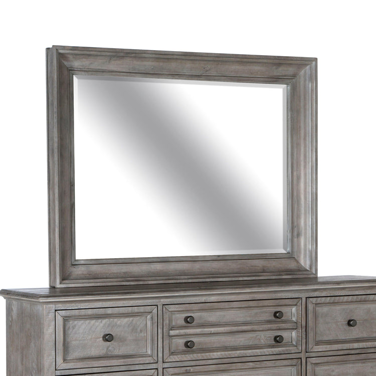 Magnussen Furniture - Lancaster - Landscape Mirror - Dovetail Grey - 5th Avenue Furniture