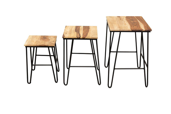 Steve Silver Furniture - Tristan - Nesting Tables - Light Brown - 5th Avenue Furniture