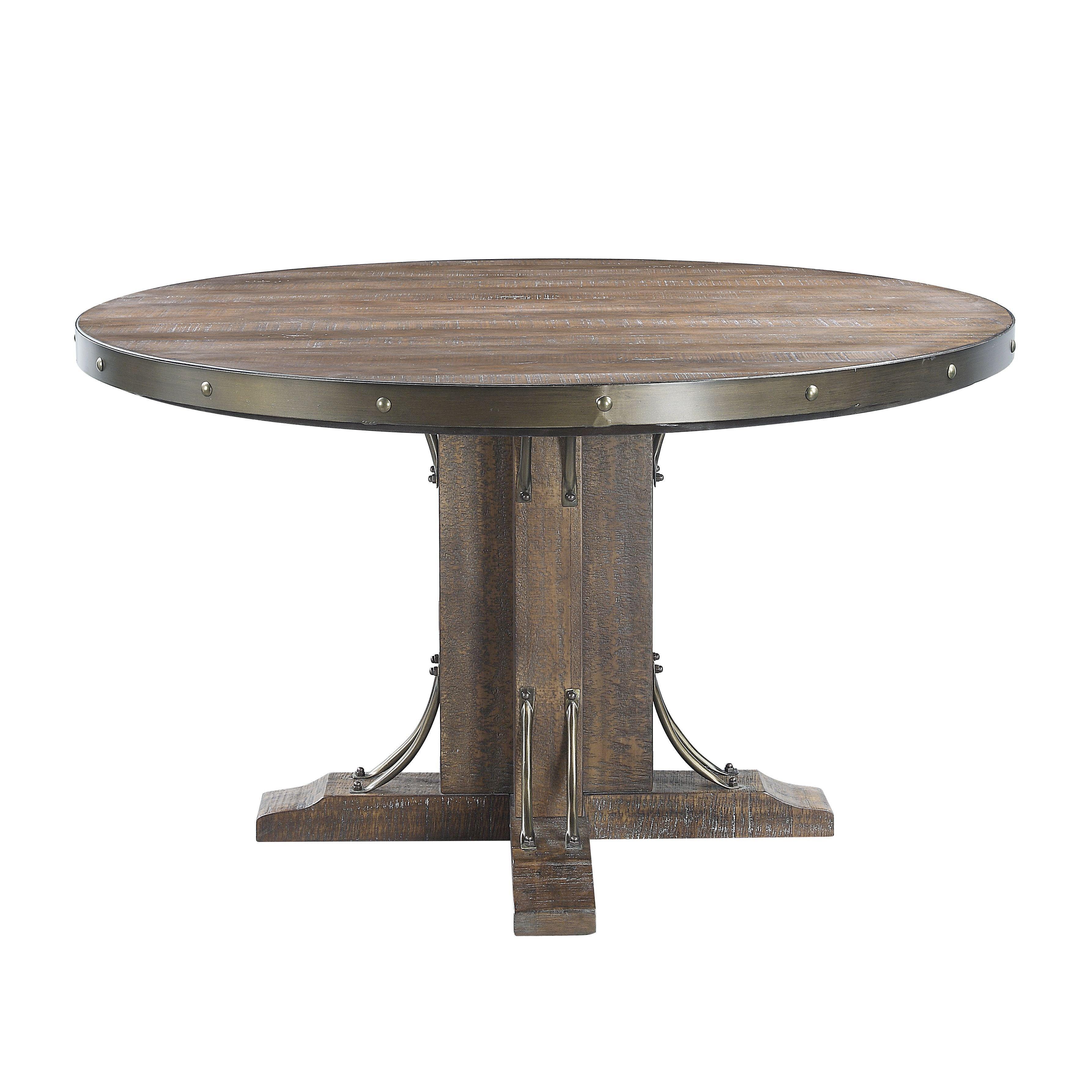 ACME - Raphaela - Dining Table - Weathered Cherry Finish - 30" - 5th Avenue Furniture