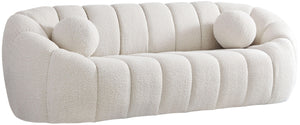 Meridian Furniture - Elijah - Sofa - Cream - 5th Avenue Furniture