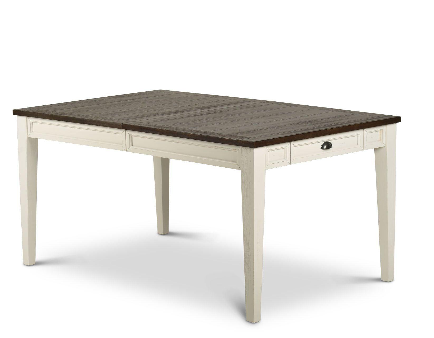 Steve Silver Furniture - Cayla - Table - Dark Oak & White - 5th Avenue Furniture