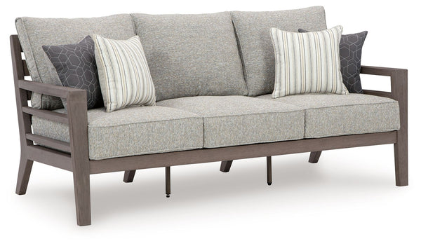 Hillside Barn - Gray / Brown - Sofa With Cushion - 5th Avenue Furniture