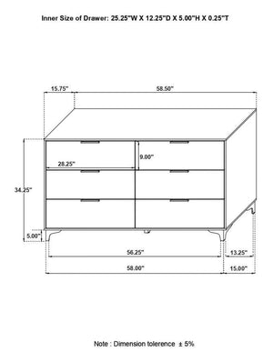 CoasterEveryday - Kendall - Dresser - 5th Avenue Furniture