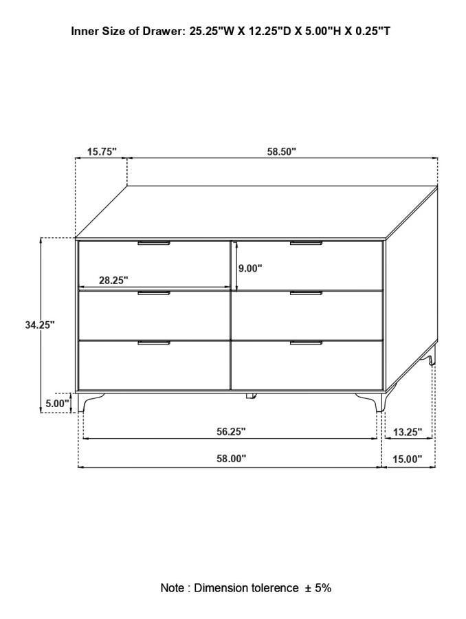 CoasterEveryday - Kendall - Dresser - 5th Avenue Furniture