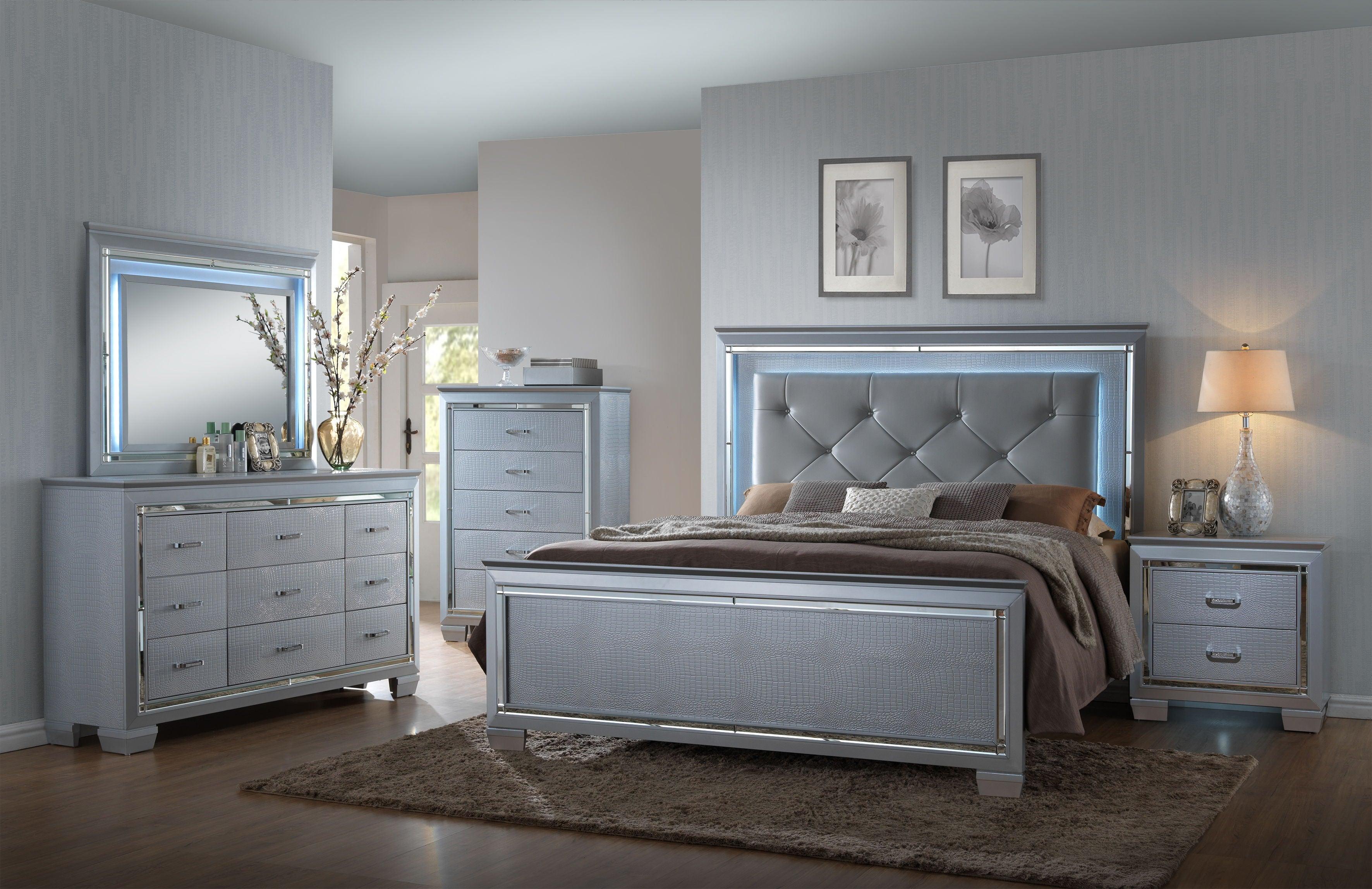 Crown Mark - Lillian - Chest - Gray - 5th Avenue Furniture