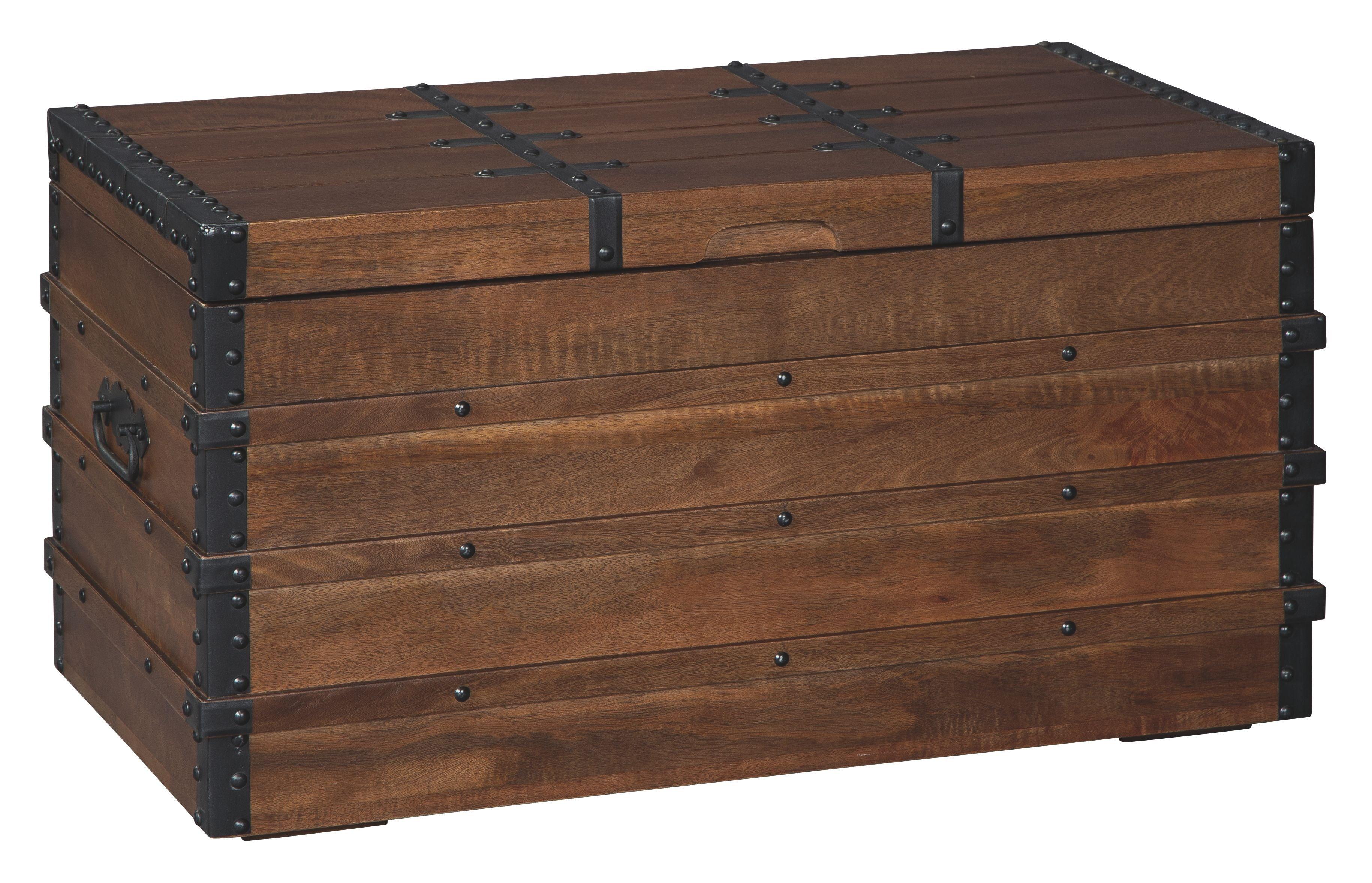 Ashley Furniture - Kettleby - Brown - Storage Trunk - 5th Avenue Furniture