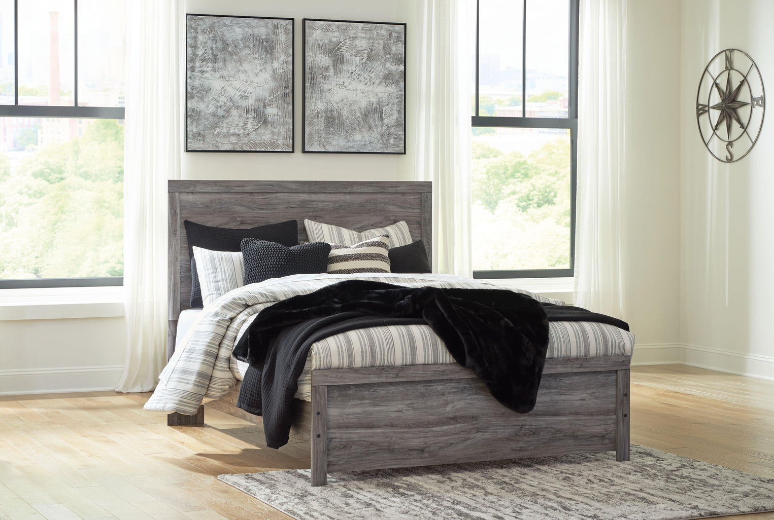 Signature Design by Ashley® - Bronyan - Panel Bed - 5th Avenue Furniture