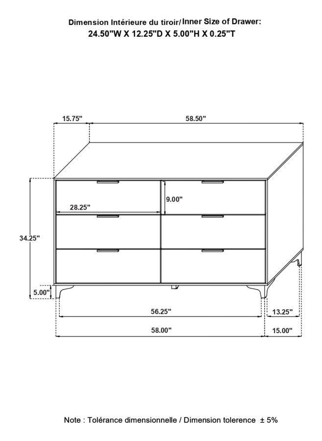 CoasterEveryday - Kendall - Dresser - 5th Avenue Furniture