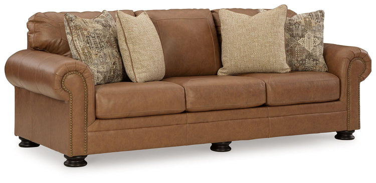 Signature Design by Ashley® - Carianna - Caramel - Sofa - 5th Avenue Furniture