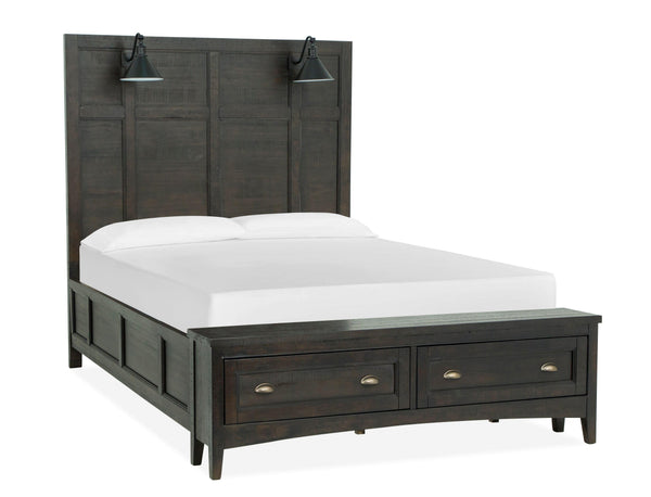 Magnussen Furniture - Westley Falls - Complete Lamp Panel Storage Bed - 5th Avenue Furniture