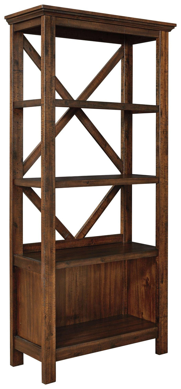 Ashley Furniture - Baldridge - Rustic Brown - Large Bookcase - 5th Avenue Furniture