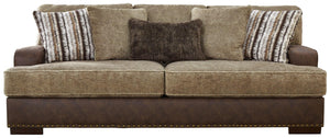 Signature Design by Ashley® - Alesbury - Chocolate - Sofa - 5th Avenue Furniture